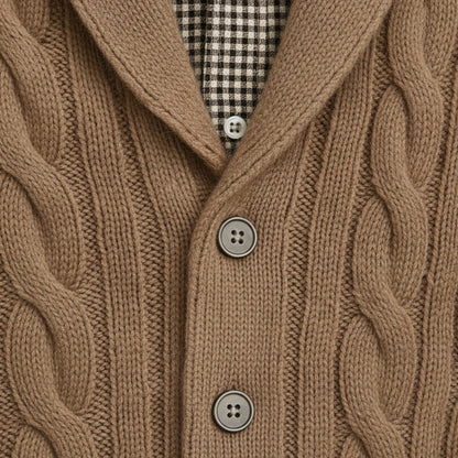 Cozy Mens Cable Knit Sweater