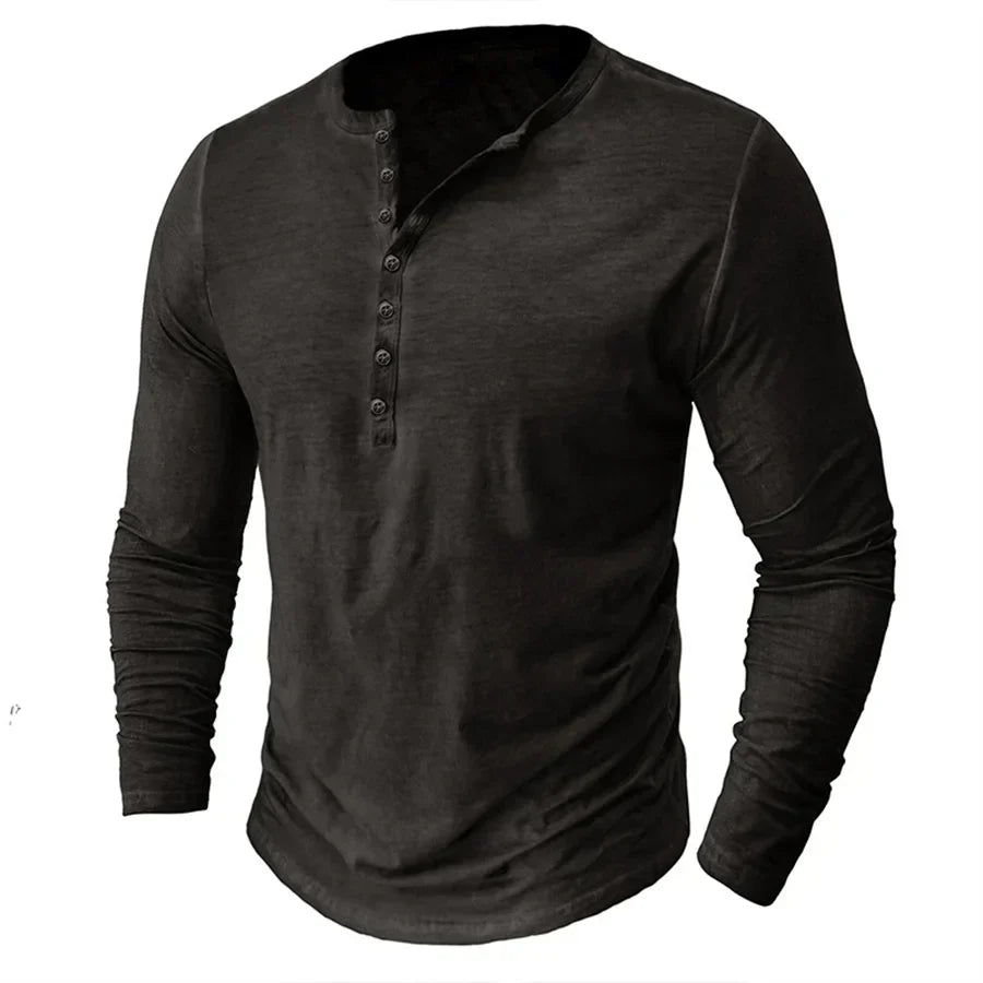 Cooper | Mens Relaxed Fit Cotton Baseball Shirt