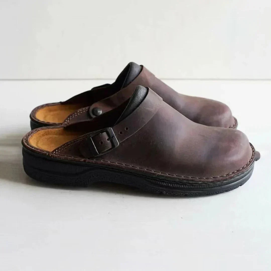 Comfortable Genuine Leather Moccasin Slippers