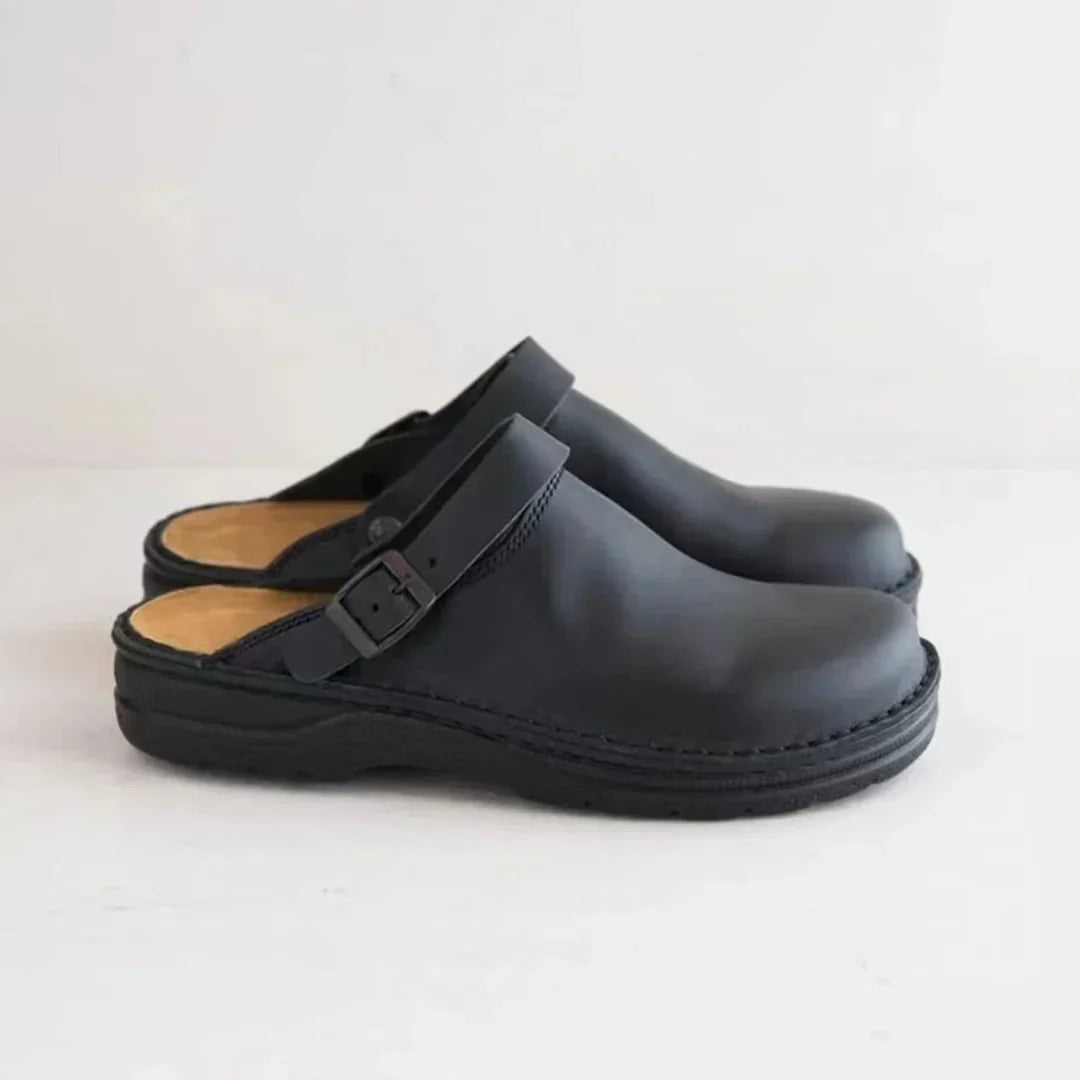 Soft Genuine Suede Slippers