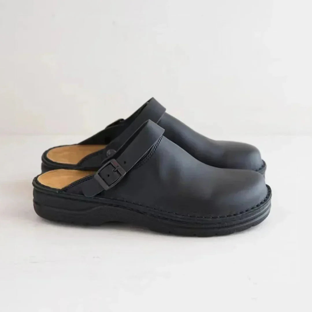 Comfortable Genuine Leather Moccasin Slippers