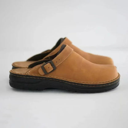 Soft Genuine Suede Slippers - Olytrend