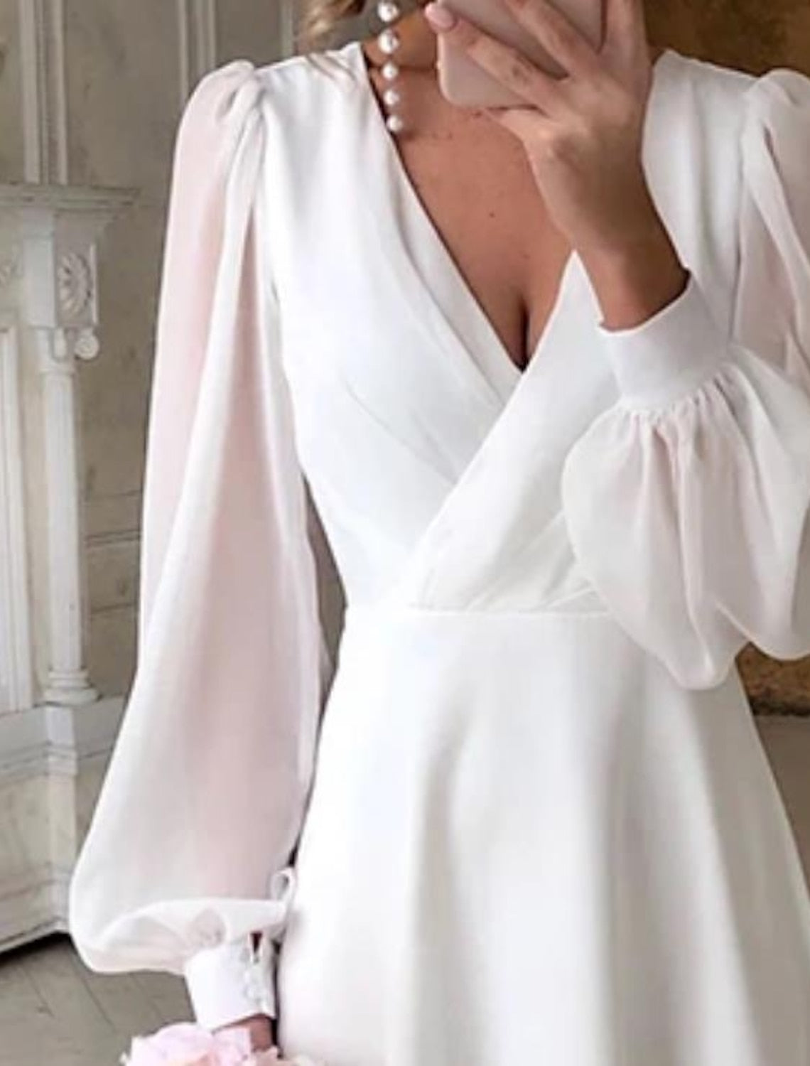 Elegant Midi Wedding Guest Dress for Women