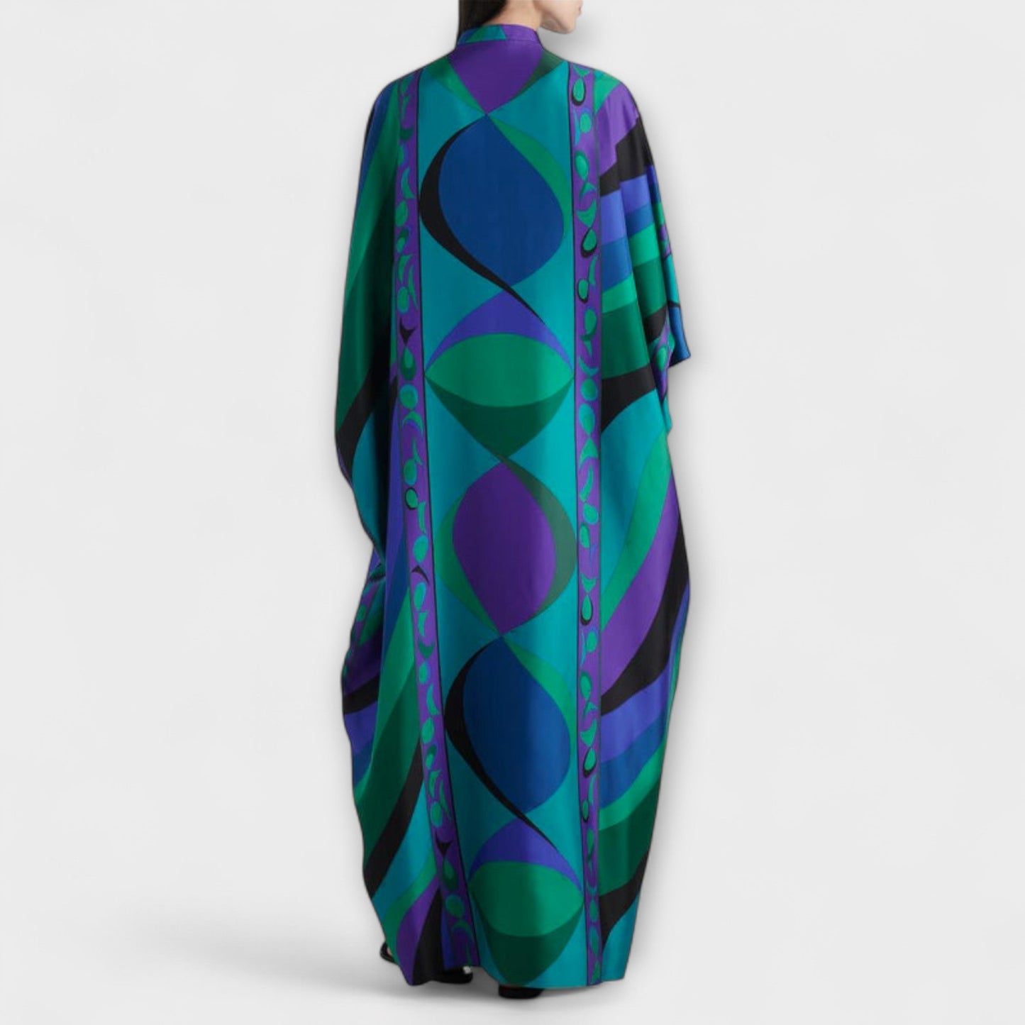 Vibrant Boho Beach Cover Up Dress
