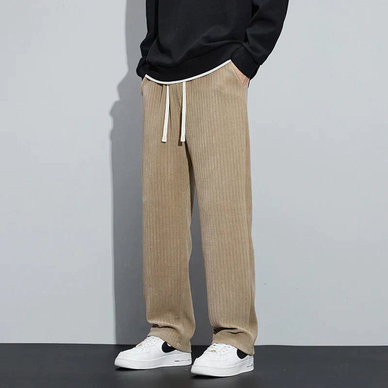 Luxurious Black Velvet Trousers