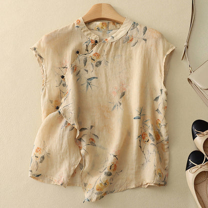 Elegant Classic Women's Blouse with V-Neck and Wrap Front - Nocini