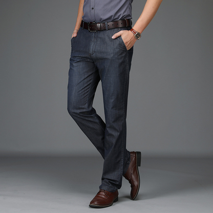 Classic Fit Mens Straight Leg Jeans Pants