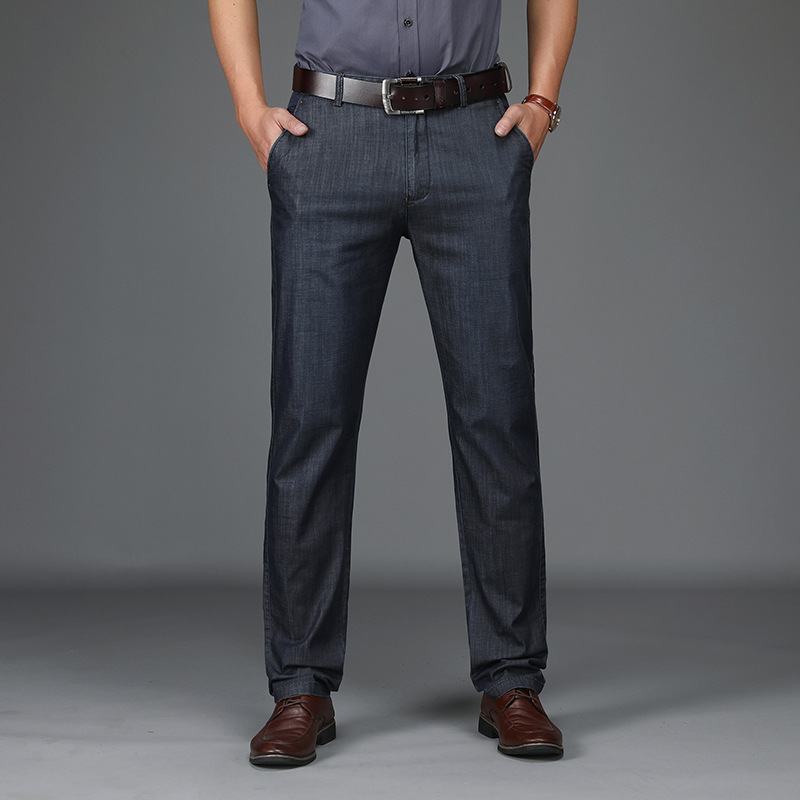 Classic Fit Mens Straight Leg Jeans Pants