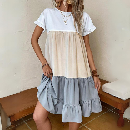 Casual Fit Women's Short Sleeve Dress - Nocini