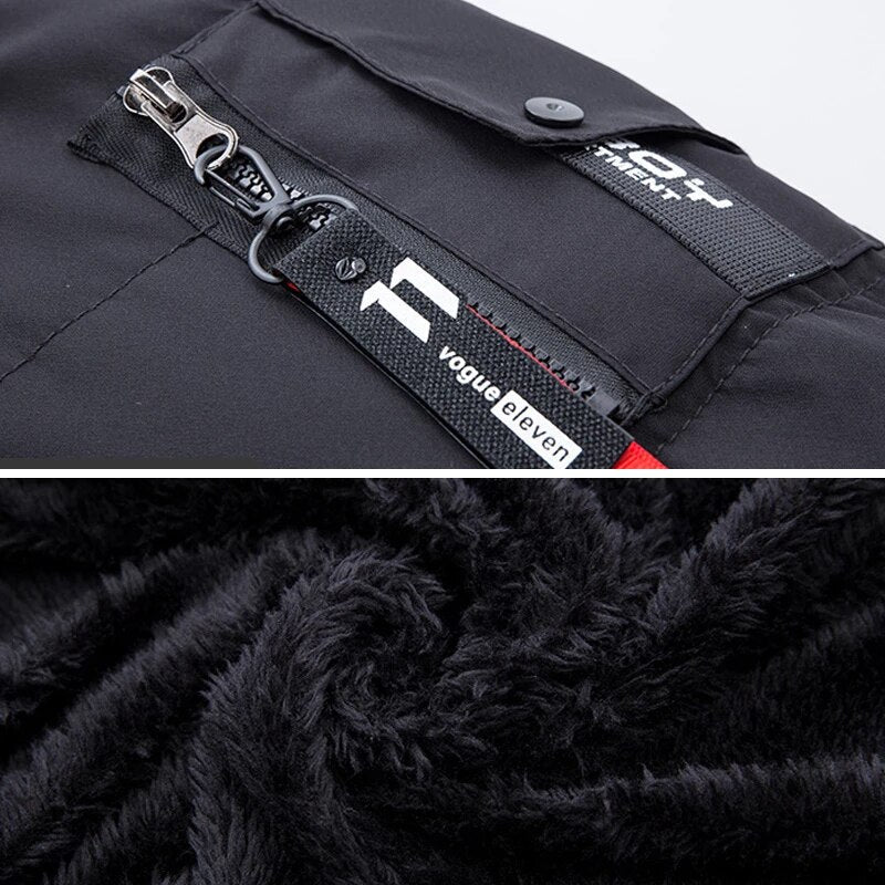 Men's Waterproof Insulated Hooded Winter Parka Coat