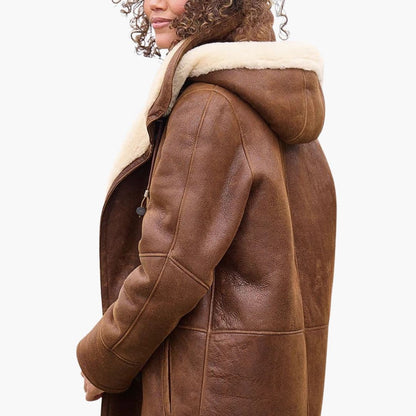 Warm Waterproof Parka for Women with Hood