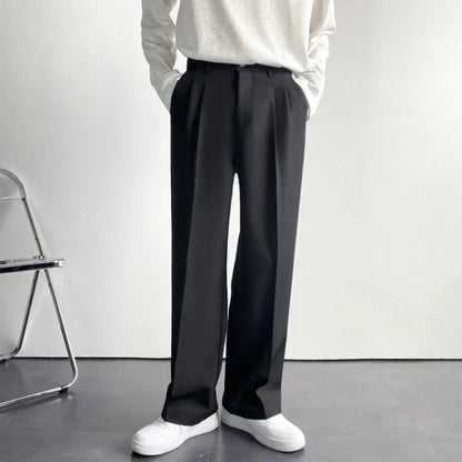 Classic Fit Wide Leg Dress Pants