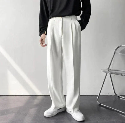 Classic Fit Wide Leg Dress Pants