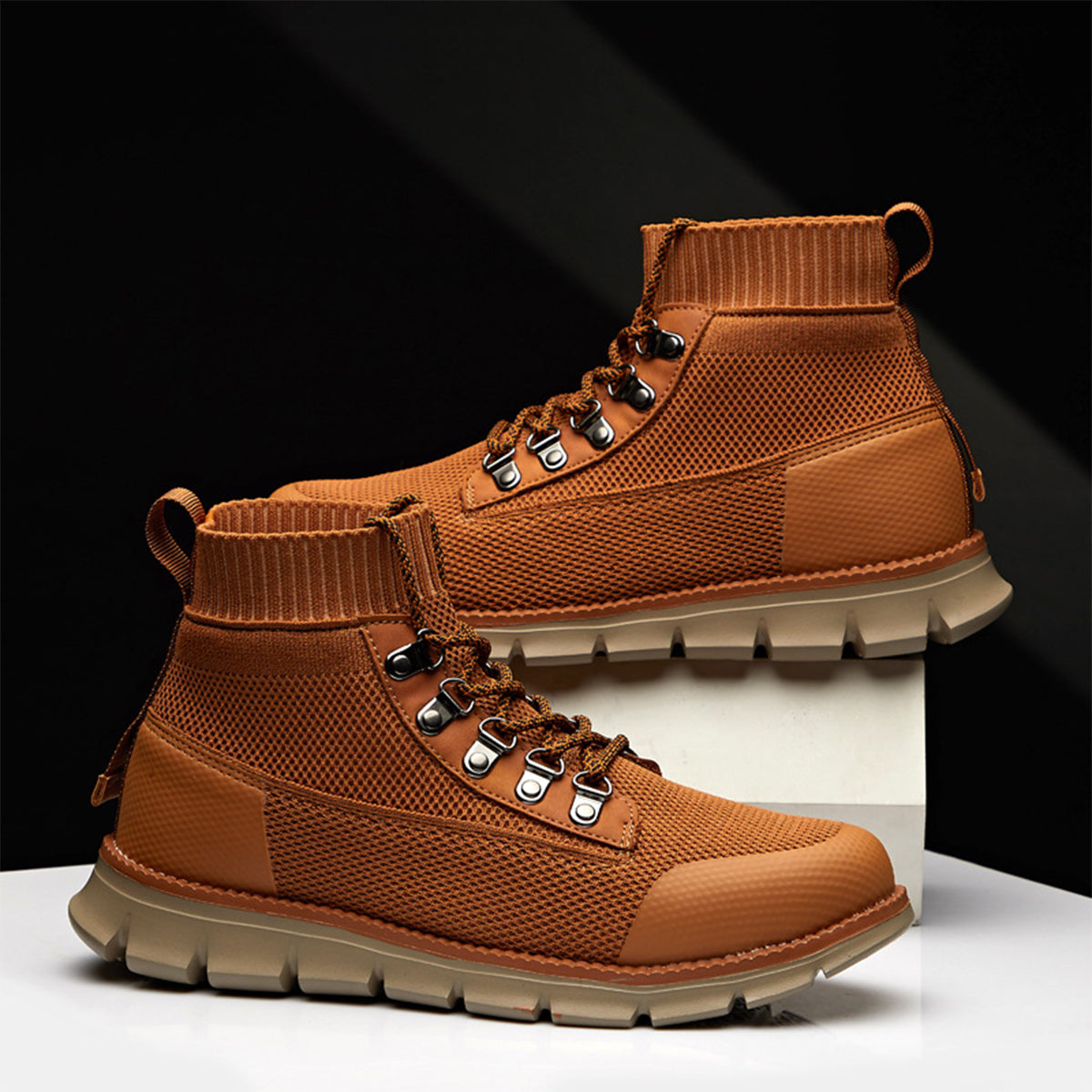 Comfortable Buckle Ankle Boots - Nocini