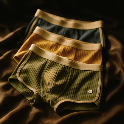 Comfort Fit 3-Pack Boxer Briefs with Contrast Trim