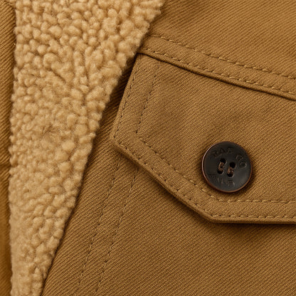 Warm Waterproof Men's Fleece Lined Winter Jacket