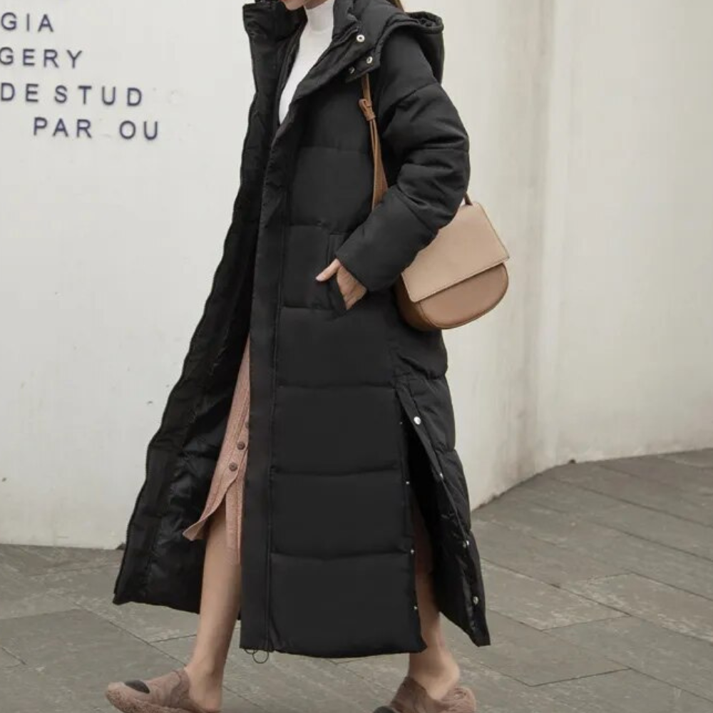 Women's Cozy Fleece Lined Hooded Parka Jacket