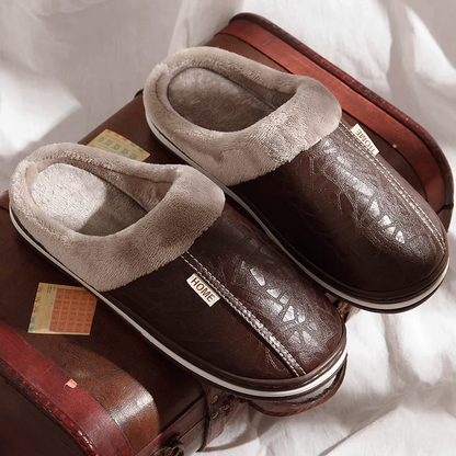 Luxury Faux Fur Lined Slipper Shoes