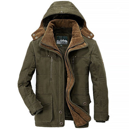 Warm Fleece Lined Water Resistant Parka Jacket