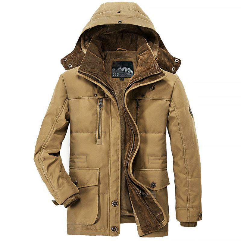 Warm Fleece Lined Water Resistant Parka Jacket