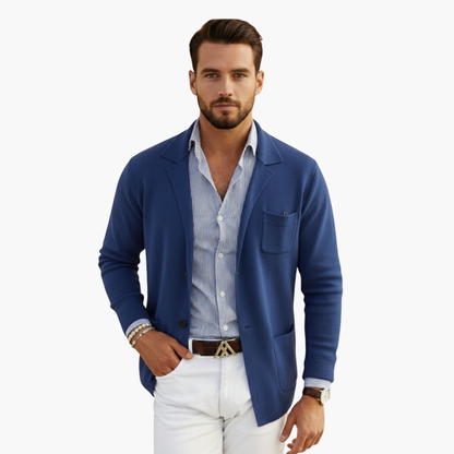 Classic Fit Mens Suit Jacket with Pocket Detail
