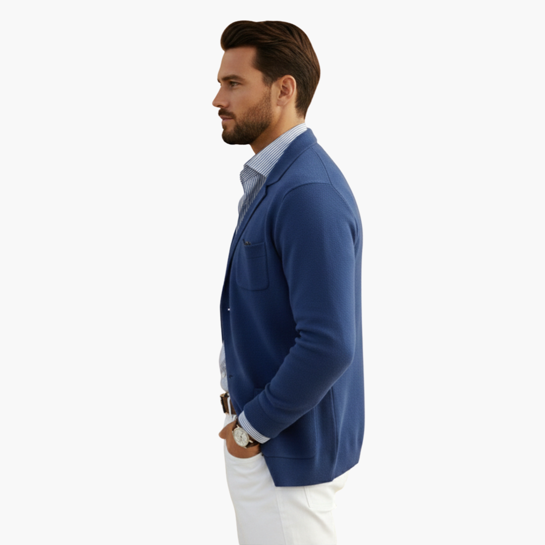Classic Fit Mens Suit Jacket with Pocket Detail