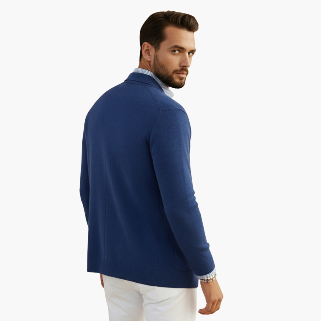 Classic Fit Mens Suit Jacket with Pocket Detail