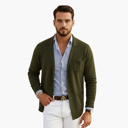 Classic Fit Mens Suit Jacket with Pocket Detail
