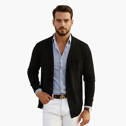 Classic Fit Mens Suit Jacket with Pocket Detail