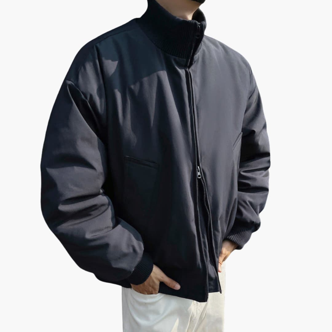 Men's Classic Flight Jacket with Pockets