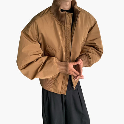 Men's Classic Flight Jacket with Pockets