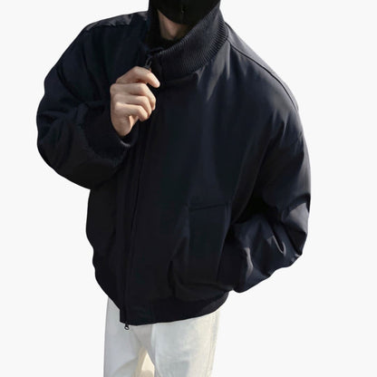 Men's Classic Flight Jacket with Pockets