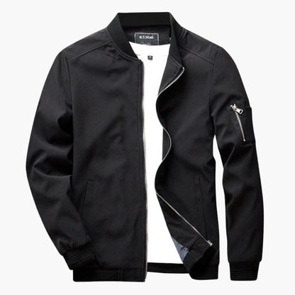 Classic Men's Zip Up Jacket with Pockets
