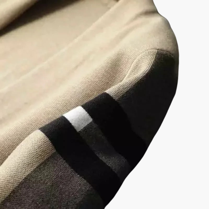 Men's Casual Striped Cardigan Sweater