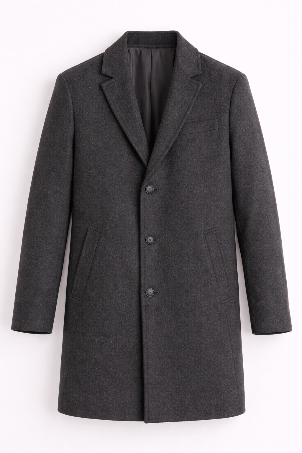 Warm Winter Mens Tweed Overcoat