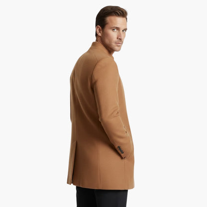 Classic Button Front Mens Winter Coat