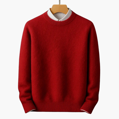 Classic Fit Men's Ribbed Knit Pullover Sweater