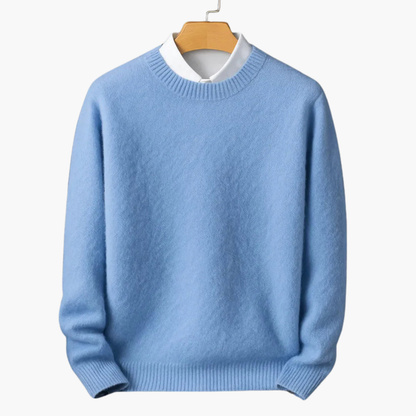 Classic Fit Men's Ribbed Knit Pullover Sweater