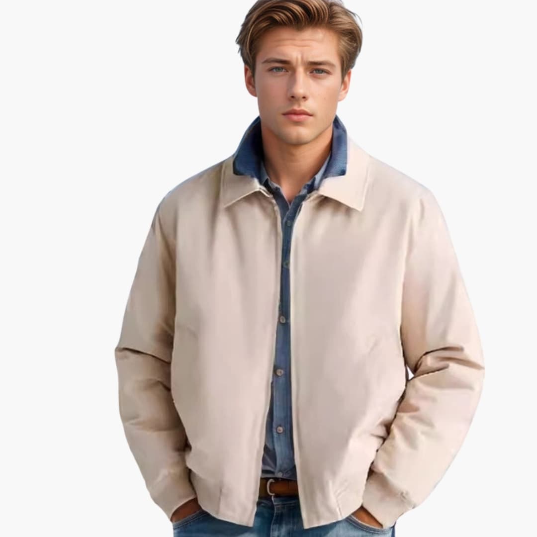 Men's Stylish Zip Up Bomber Jacket