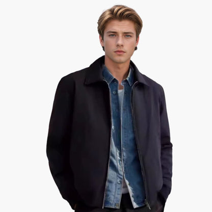 Men's Stylish Zip Up Bomber Jacket - Olytrend