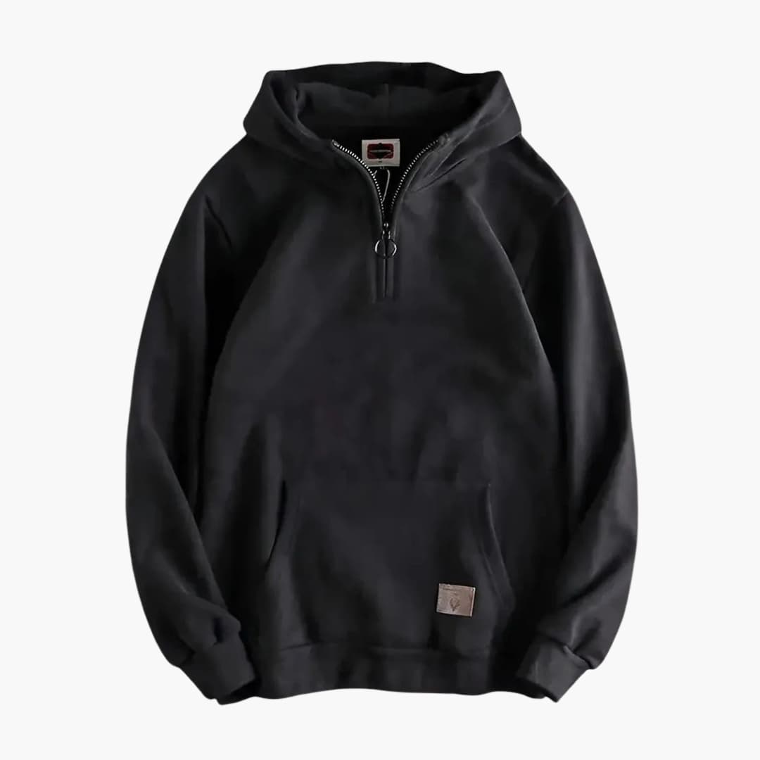 Casual Zip Up Hooded Sweatshirt for Men
