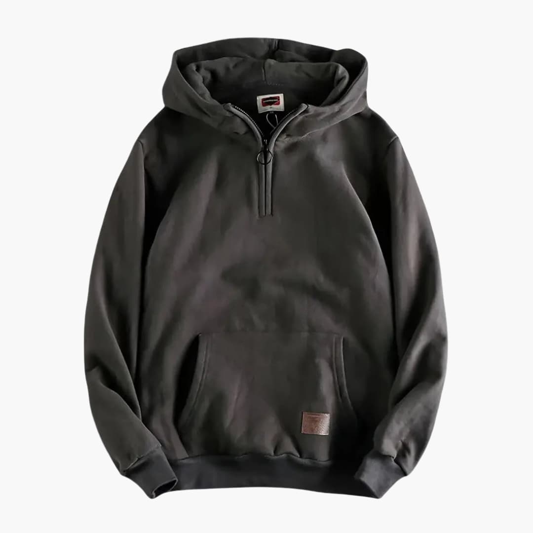 Casual Zip Up Hooded Sweatshirt for Men
