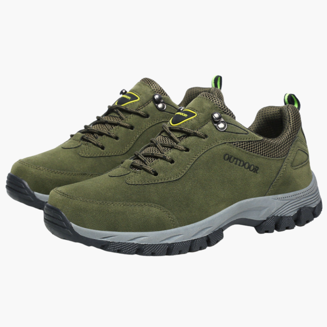 Trekking Shoes for Men with Laces and Grip Soles
