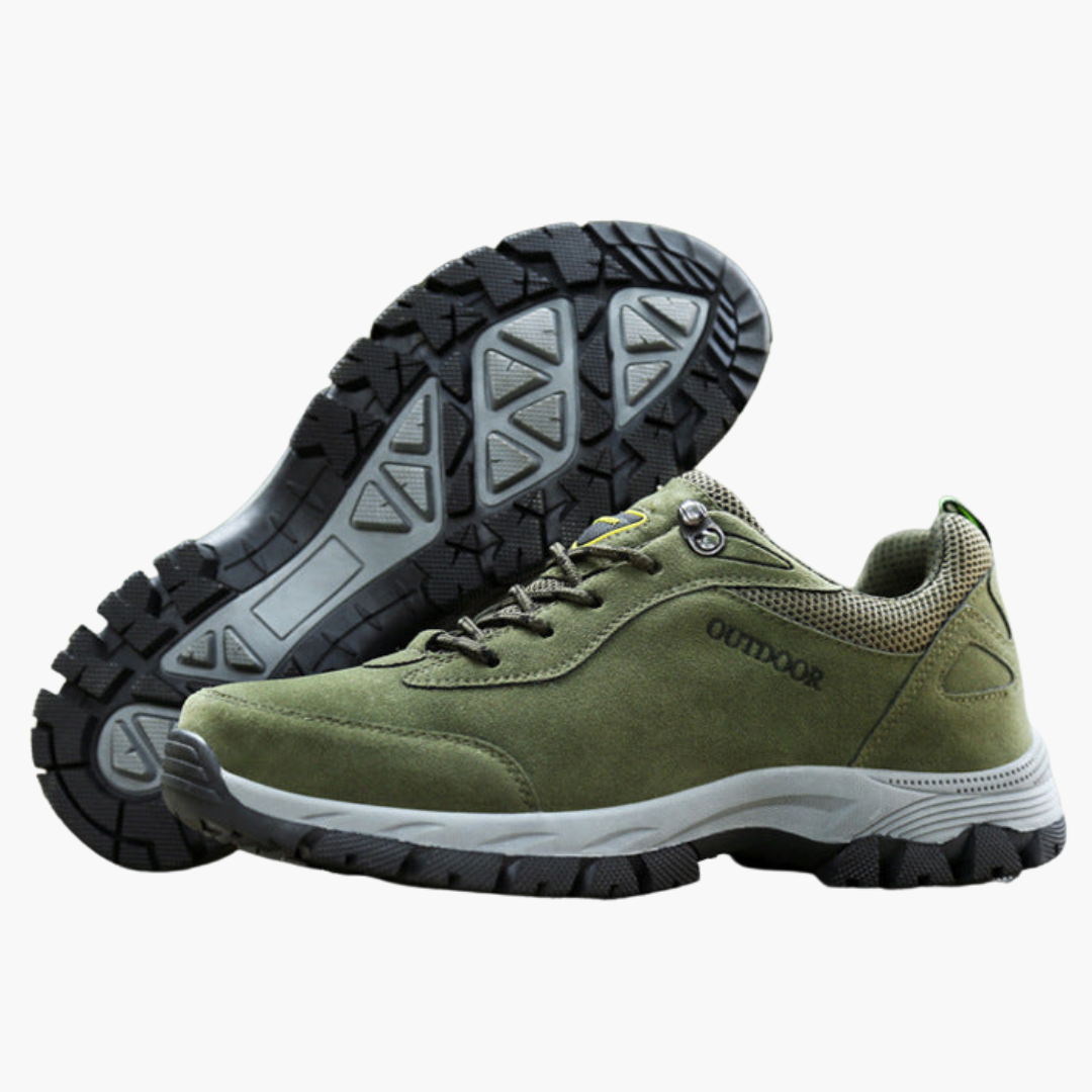 Trekking Shoes for Men with Laces and Grip Soles