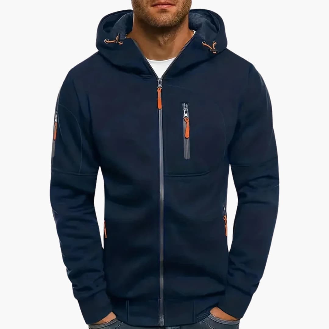 Warm Waterproof Zip Up Hoodie Jacket