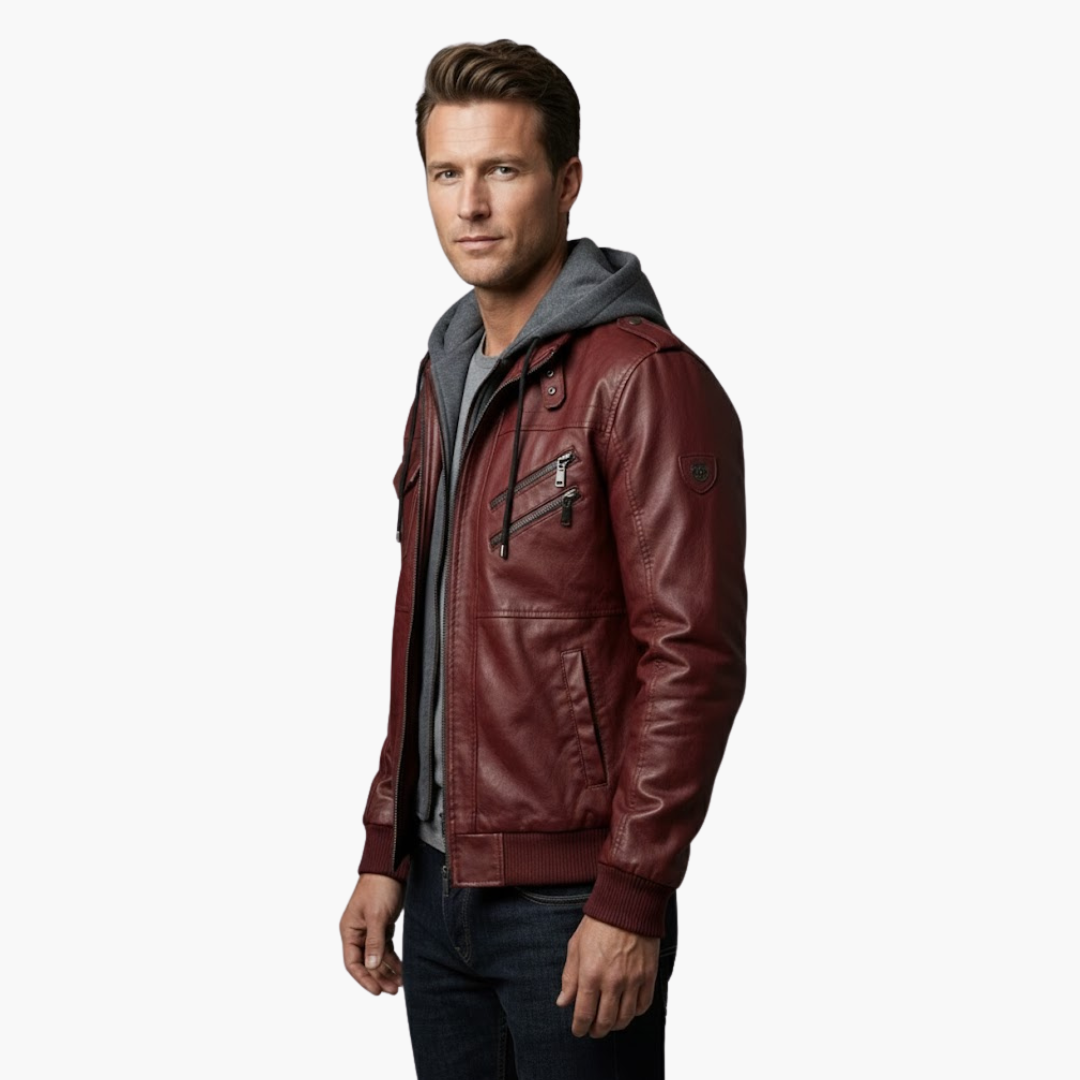 Waterproof Hooded Coat with Extra Pockets