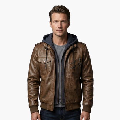 Waterproof Hooded Coat with Extra Pockets