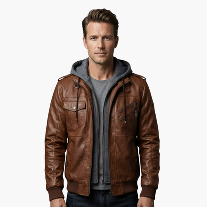 Waterproof Hooded Coat with Extra Pockets