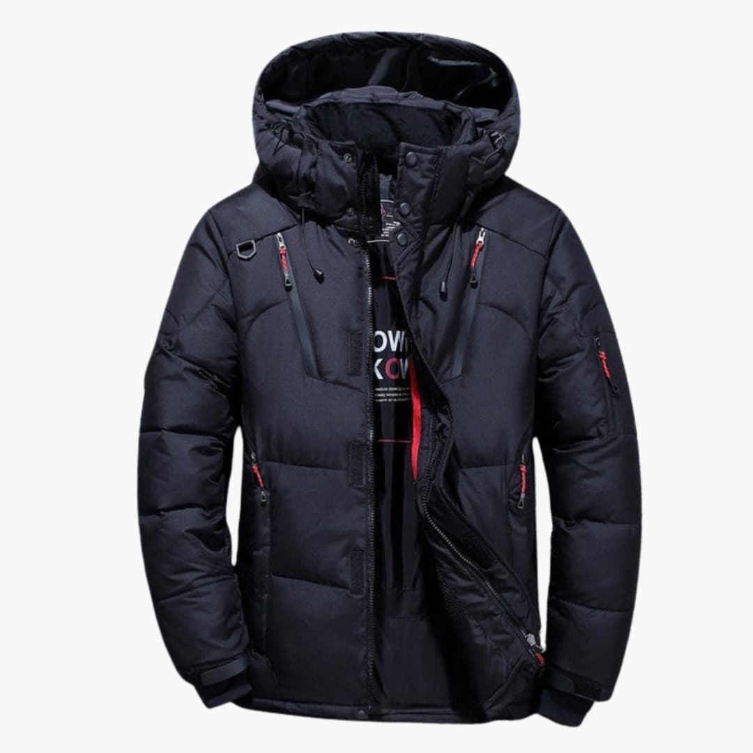 Warm Waterproof Men's Zip Up Hoodie Jacket