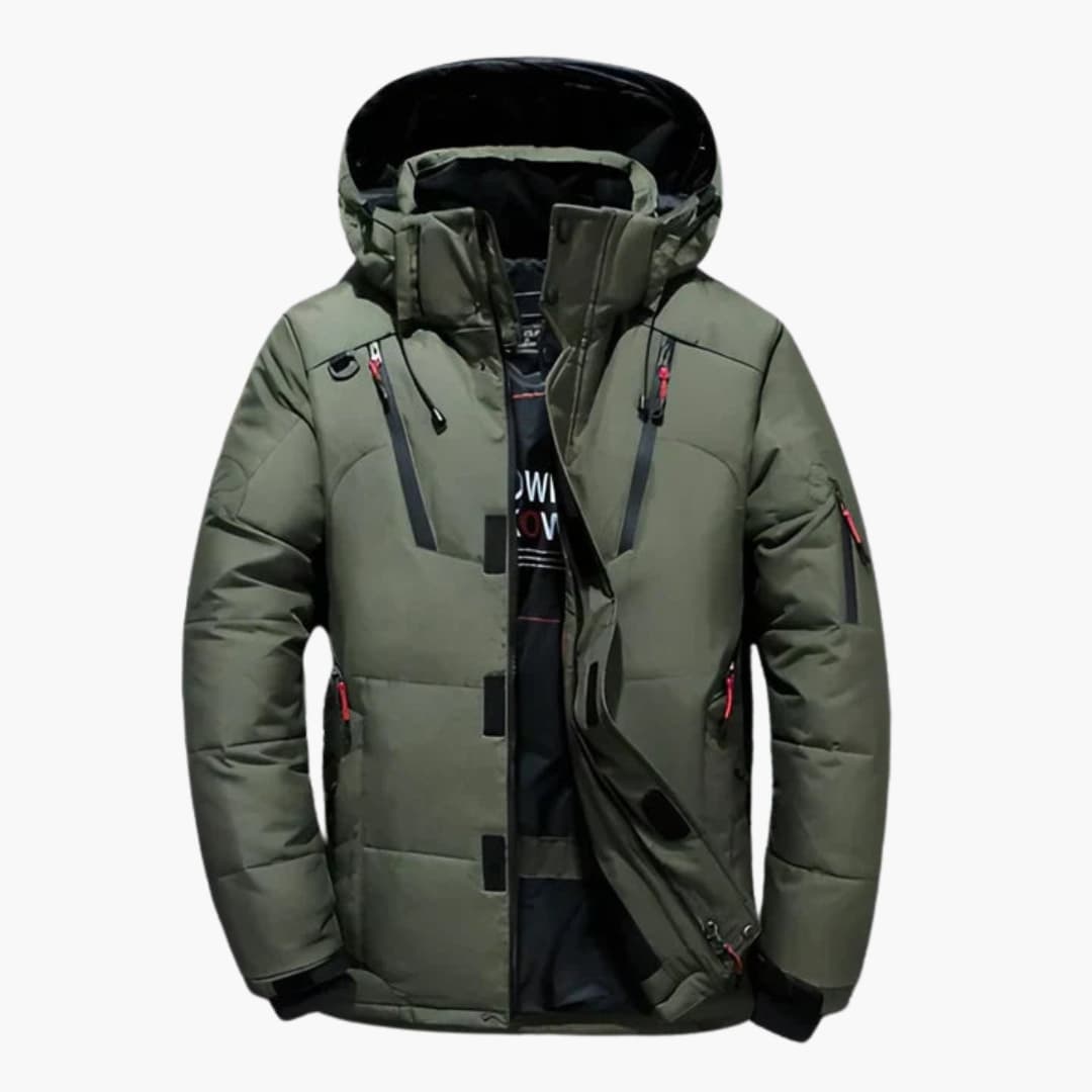 Warm Waterproof Men's Zip Up Hoodie Jacket